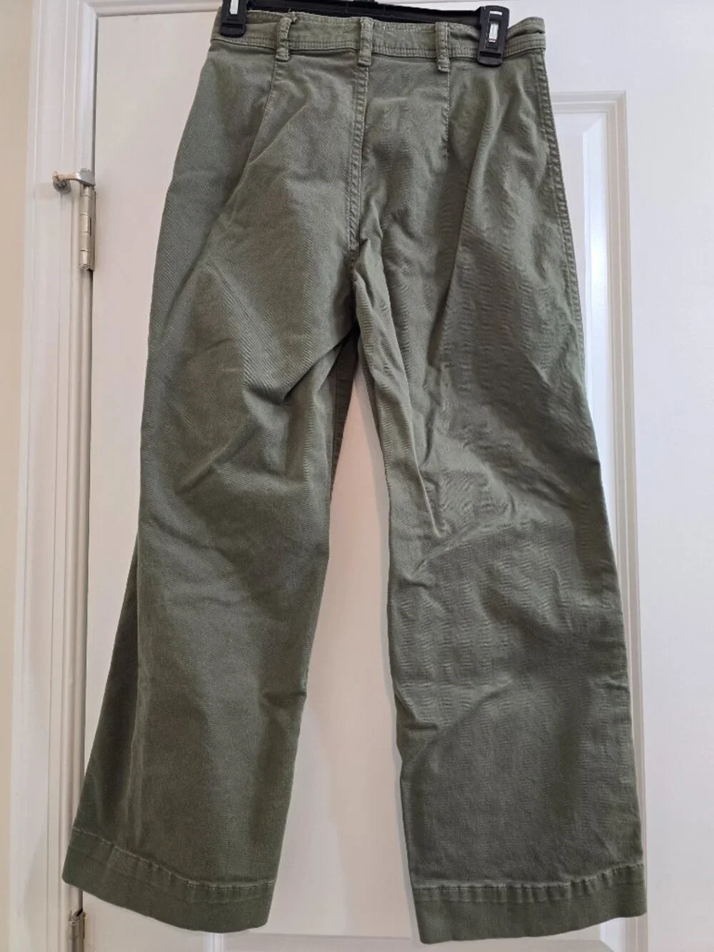 Marine Layer Bridget Crop Pant - Dusty Olive - Picture 2 of 7